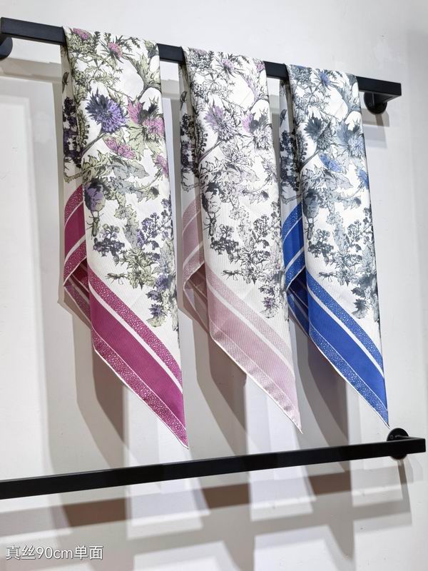 Dior silk scarf 90X90cm E011005